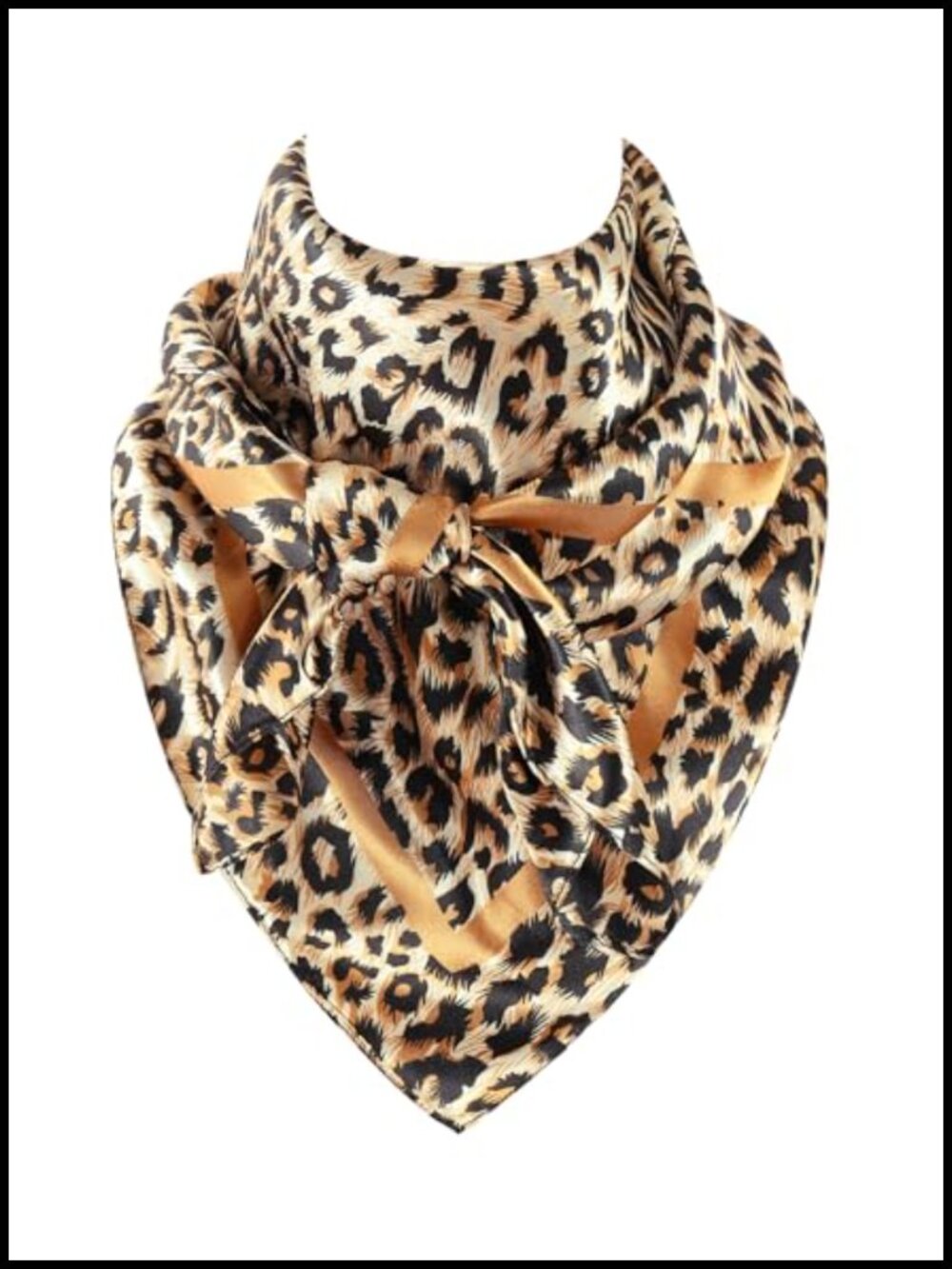Silk Feel Western Scarf 35x35 Cowgirl Neckerchief Wild Rag Knots Ascot Bandana